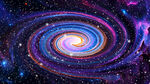 炫彩漩涡星空