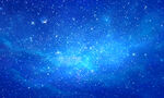 梦幻蓝色星空背景图