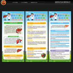 全国爱肝日展架