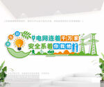 电网公司标语文化墙