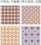 民族服饰花纹 民族风图案印花