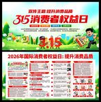 2026年国际消费者权益日展板