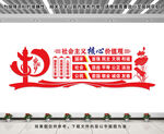 社会主义核心价值观文化墙
