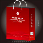 红色手提袋