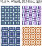 彩色民族花纹  几何民族图案 