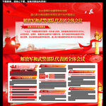 2026全国两会军队讲话展板