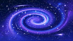 梦幻螺旋星空背景图