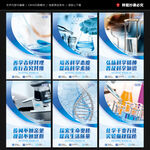 学校实验室展板