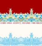 海水江崖纹包装龙袍官服吉祥标签