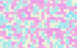 柔和拼色方块几何图案背景