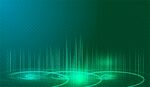 科技感绿色光线背景图