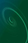 绿色螺旋线条抽象背景图