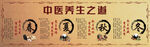 中医养生之道宣传海报