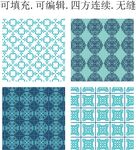 民族风纹样 中国风图案 