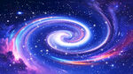 梦幻星空旋涡星云