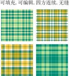 清新格子图案     经典格纹