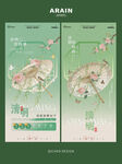 古风清明节油纸伞放假通知海报