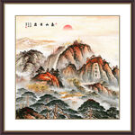 五岳独尊泰山装饰画