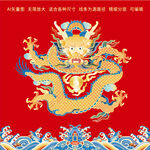 霸气金龙故宫龙富贵龙海水江崖纹