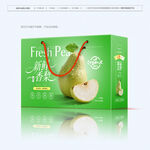 秋月梨礼盒 梨包装