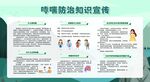 科学防控哮喘病宣传栏