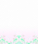 粉色花卉边框背景图汉服