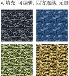  迷彩印花    矢量迷彩图案