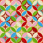 多彩几何图案无缝背景