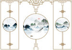 中式山水装饰画典雅意境