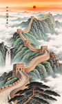 长城玄关装饰画