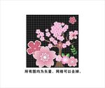粉色樱花绽放图