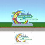 城市绿色生活创意雕塑