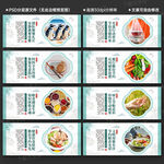 食堂文化标语展板