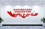 政绩观学习教育文化墙