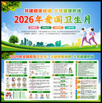 2026年爱国卫生月宣传栏