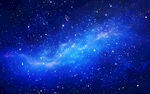 蓝色星空图