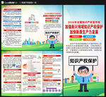 全国知识产权宣传周三折页