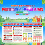 爱国卫生月展板