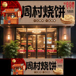 周村烧饼门头