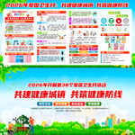 2026年爱国卫生月展板