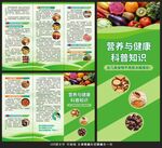 营养与健康科普知识三折页