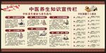 中医健康教育知识宣传栏