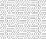 几何线条重复排列图案