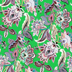 绿色花卉图案无缝背景