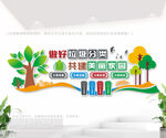 垃圾分类户外文化墙