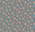 蓝底碎花图案纹理