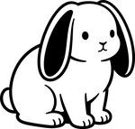 可爱卡通小兔子形象