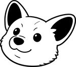 可爱卡通小狗头像