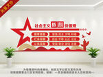 社会主义核心价值观文化墙