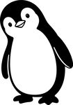 可爱卡通企鹅形象